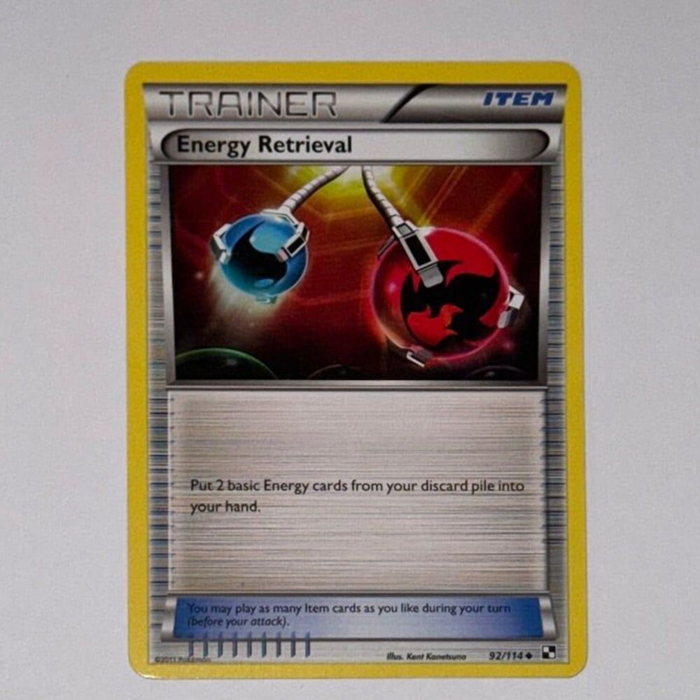 POKEMON CARD: Energy Retrieval #92/114 (Pokemon Black & White)
